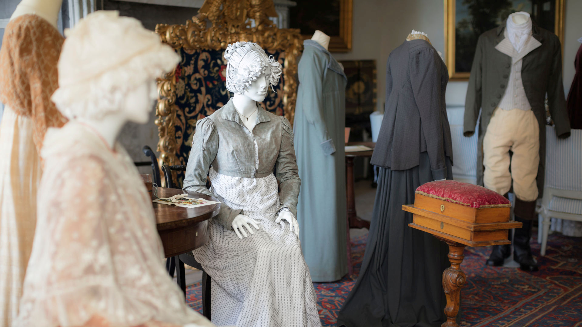 Jane Austen utställningen.