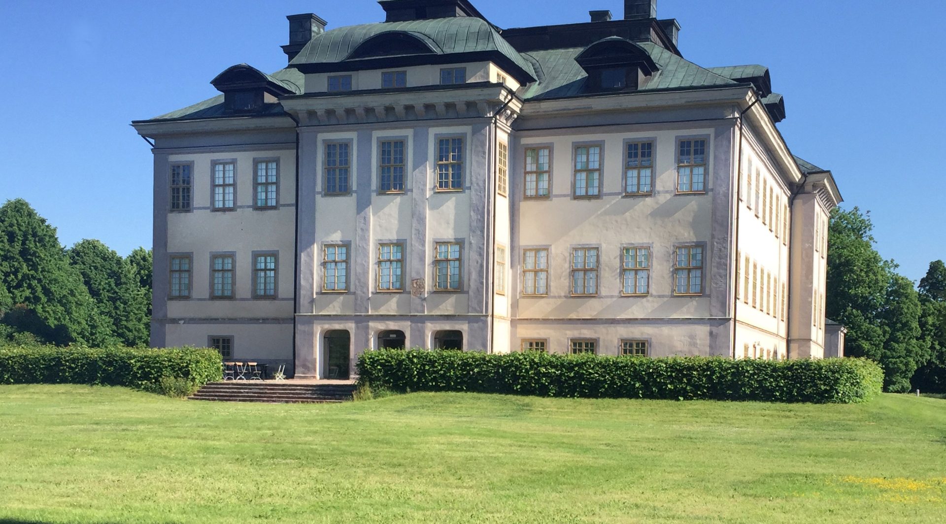 Exteriören av Salsta slott.