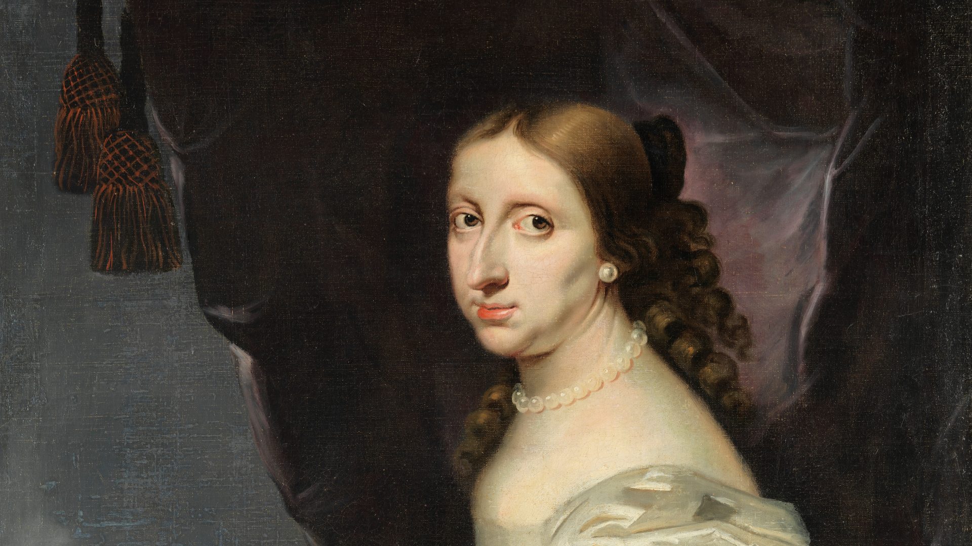 Portrait of Christina, Queen of Sweden.