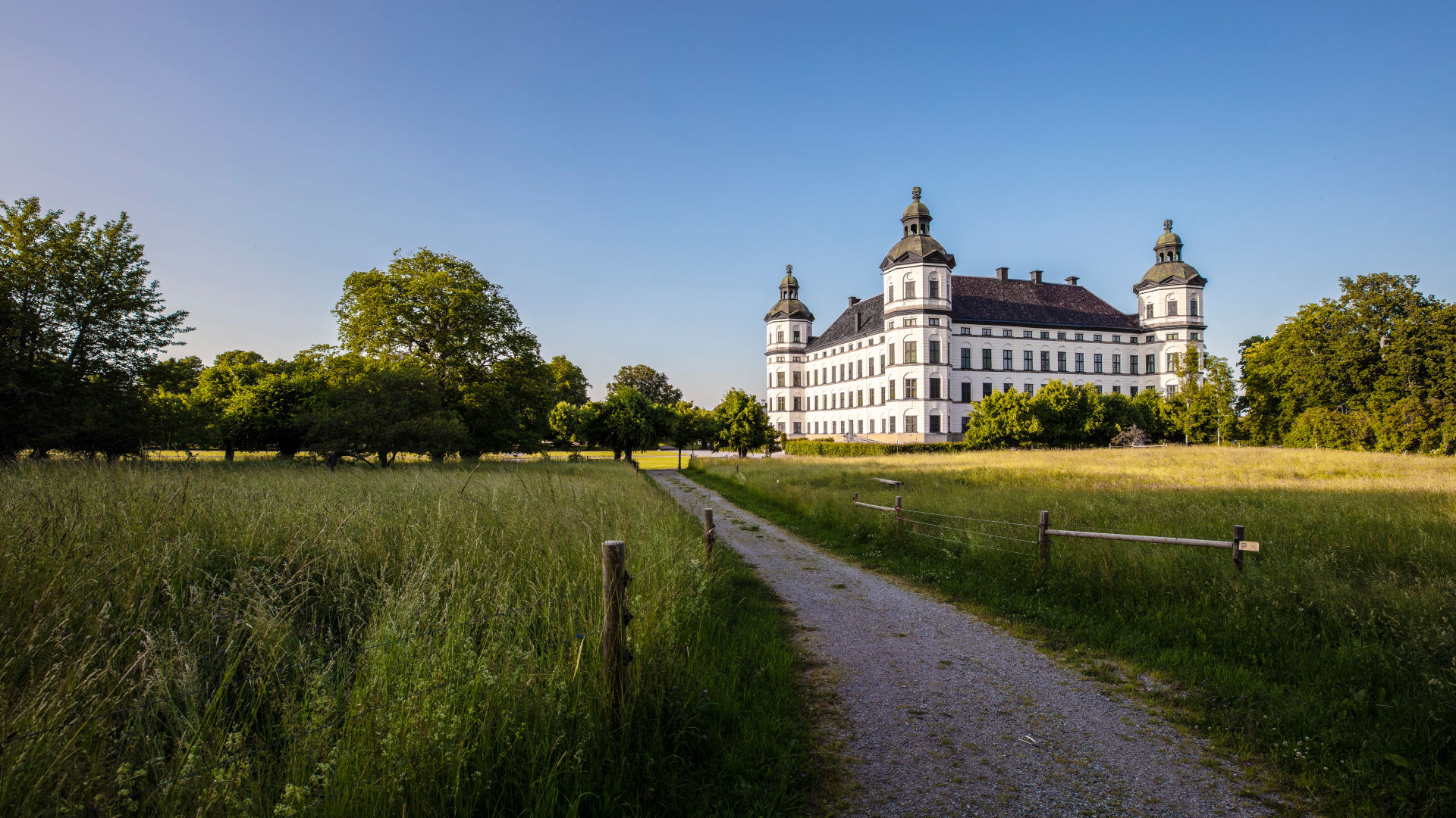 The castle in summer.