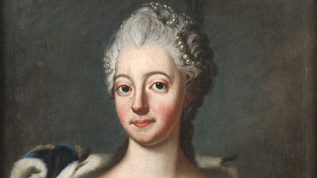 A portrait of Louisa Ulrika of Prussia.