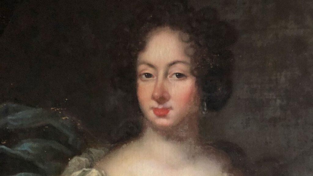 A portrait of Aurora Königsmarck.