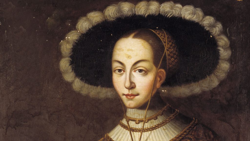 A portrait of Margareta Vasa.