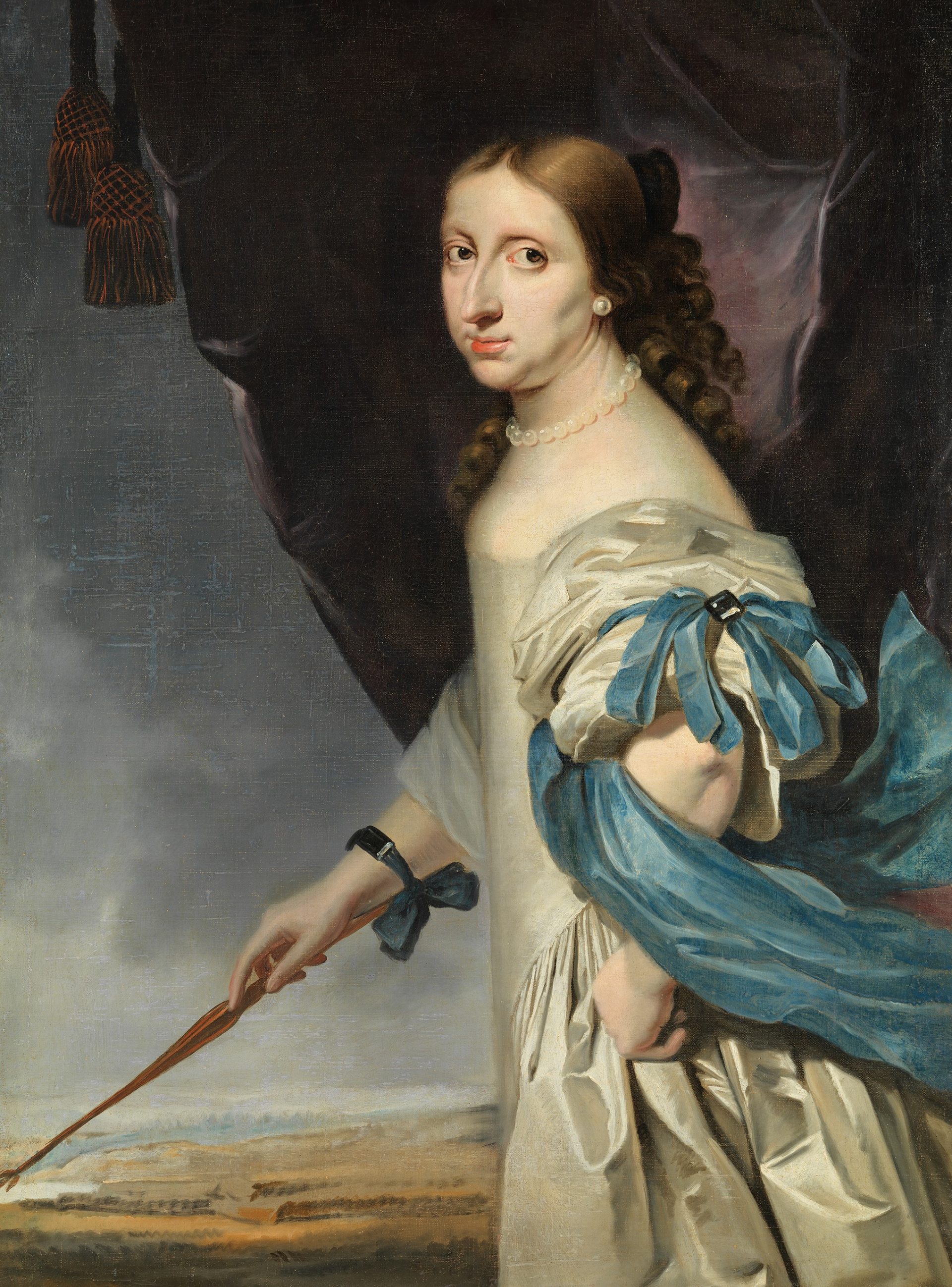 Portrait of Christina, Queen of Sweden.