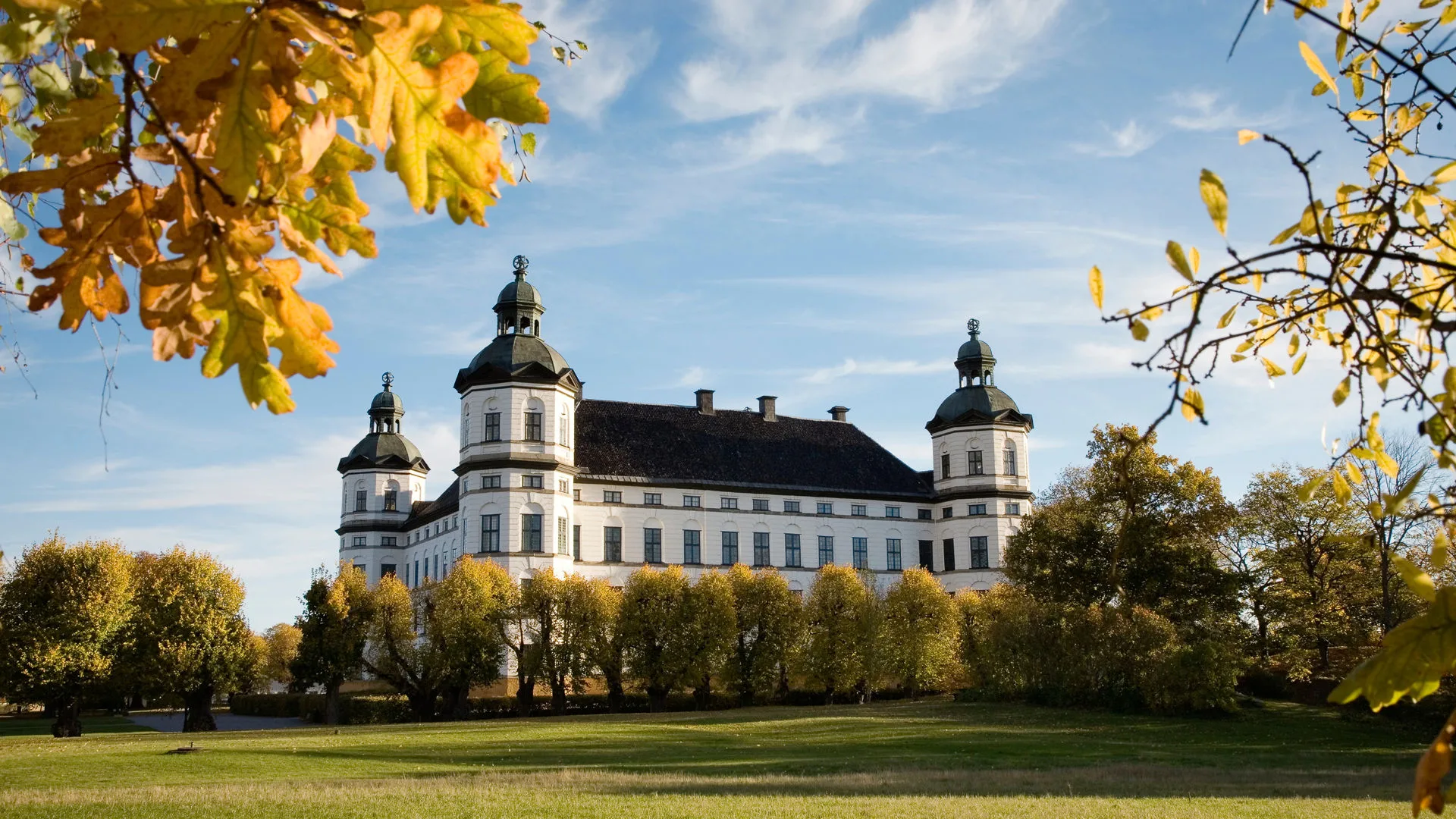 Castle with fall foliage