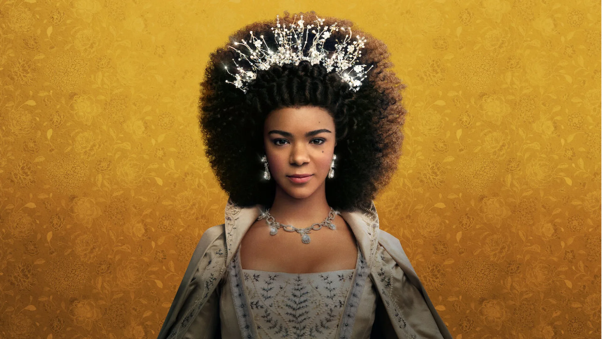 Queen Charlotte med diadem.