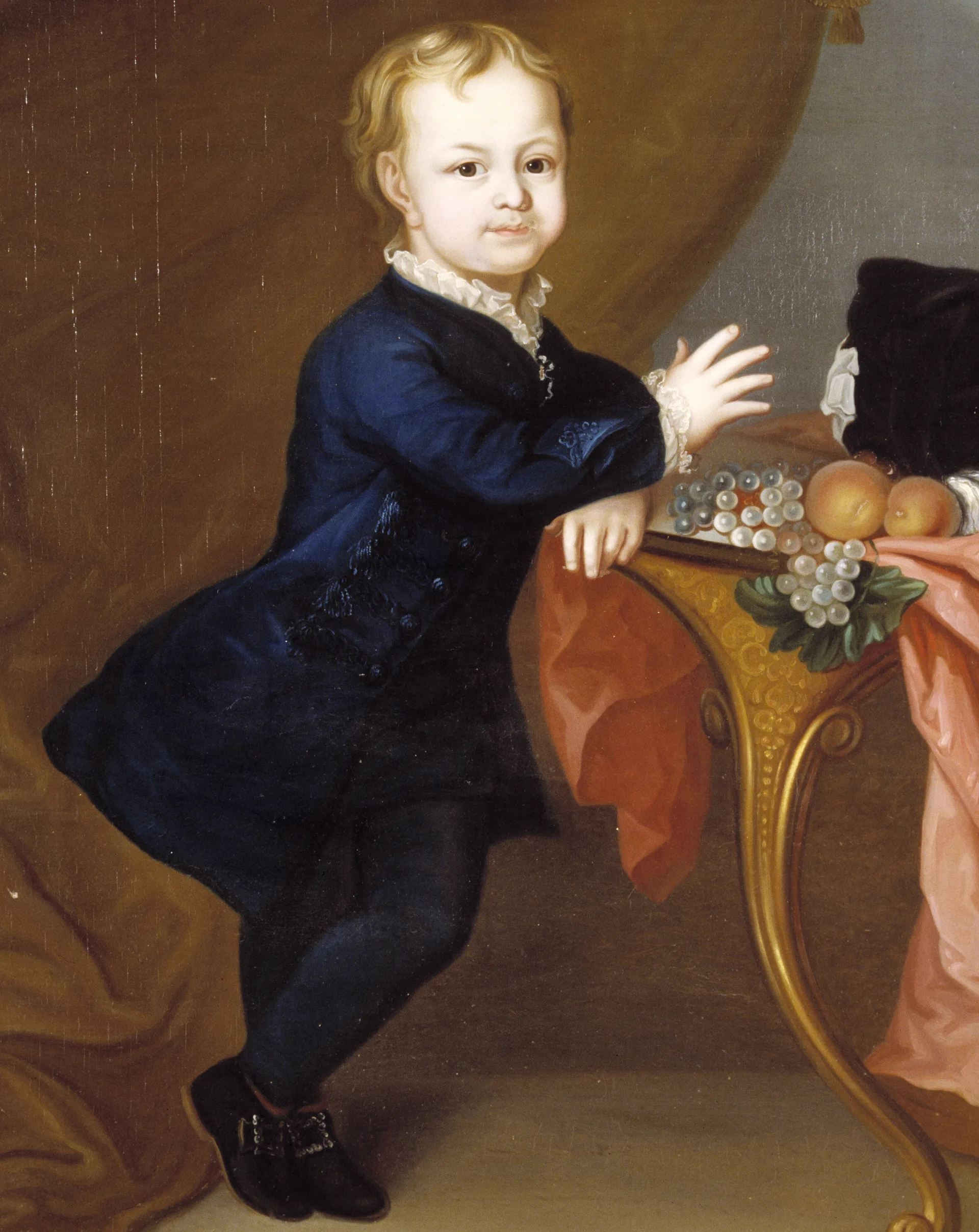 Målat porträtt av Magnus Fredrik Brahe som barn.