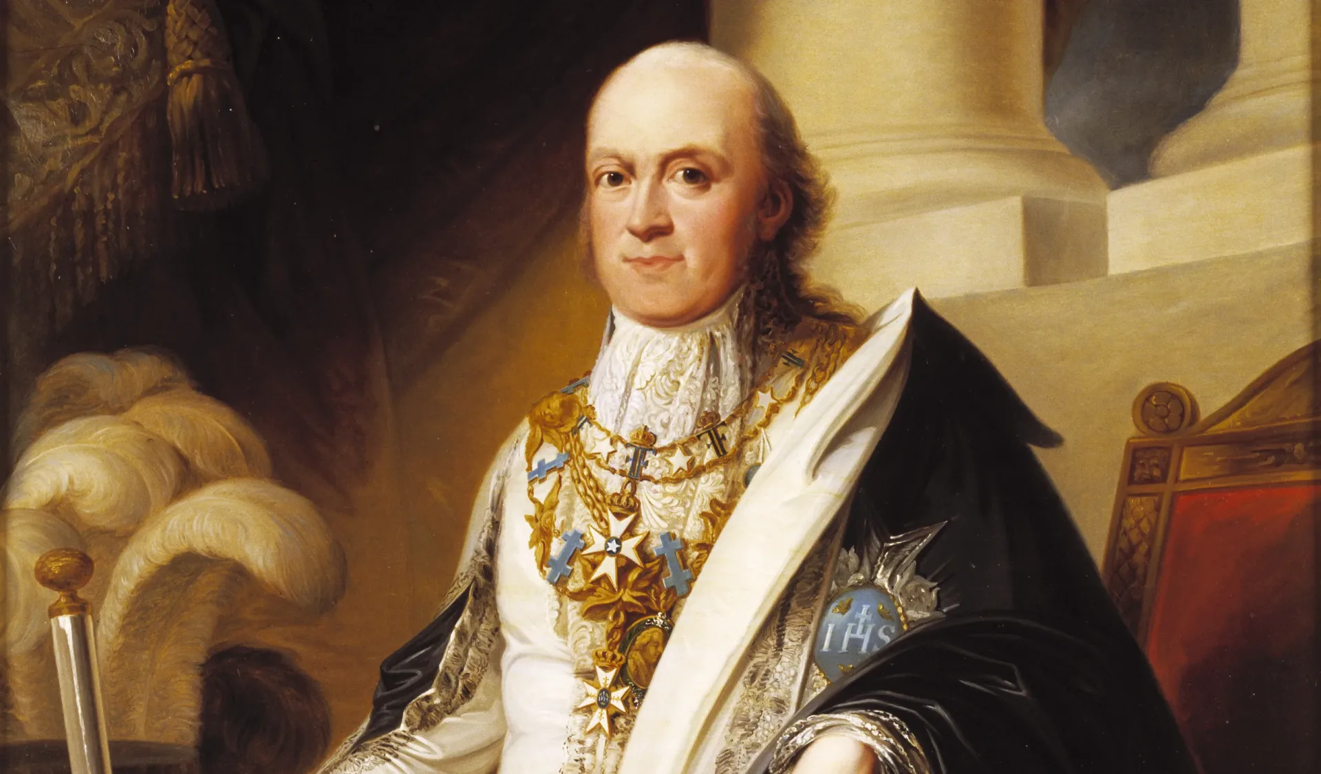 Målat porträtt av Magnus Fredrik Brahe.